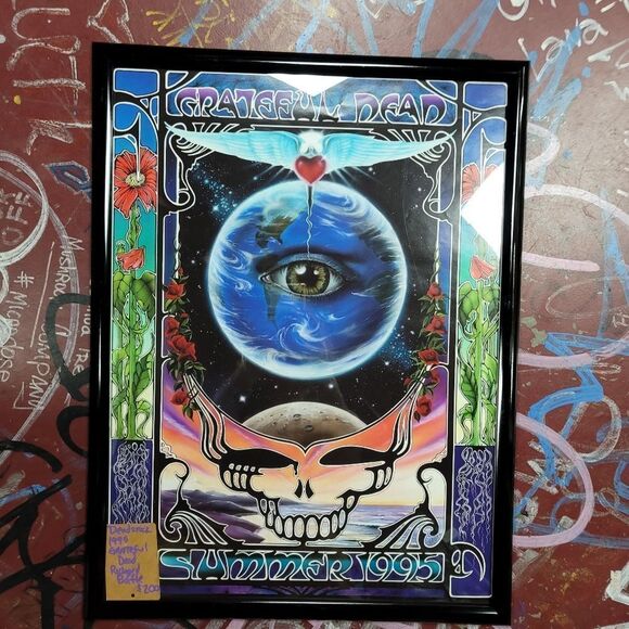 Vintage 1995 Grateful Dead Eyes o the World Final Tour Poster very Collectible
. - Picture 1 of 6